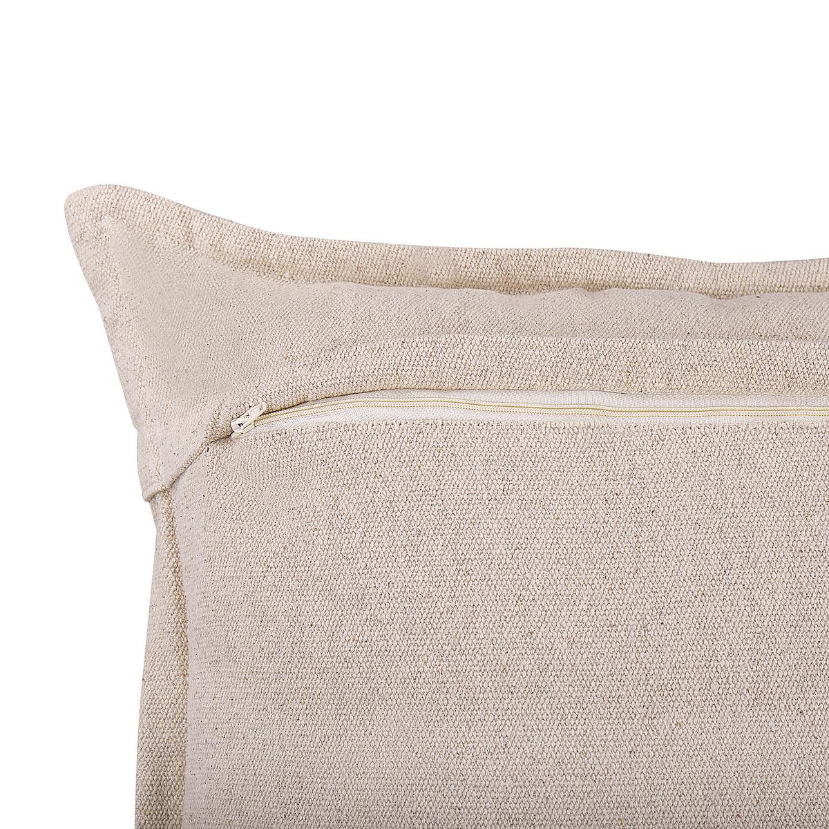 DEKOKISSEN 2er-Set Schwarz 45/45 cm Sirvan - Schwarz, Naturmaterialien/Textil (45/45cm) - Beliani