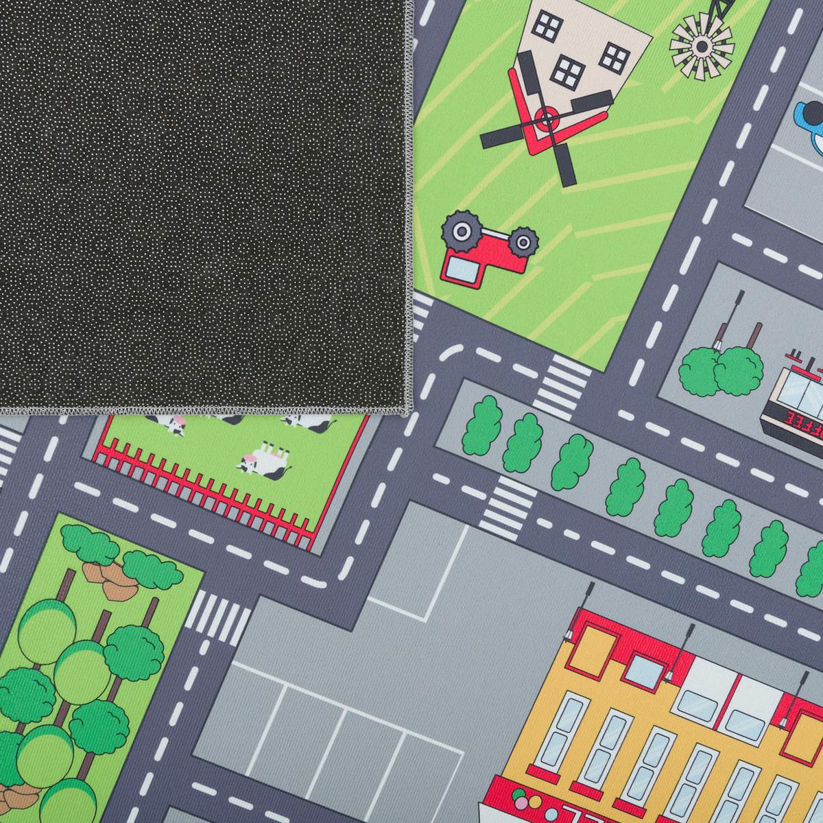 KINDERTEPPICH Grau 80 x 150 cm - Grau, Kunststoff (80/150cm) - TT Home