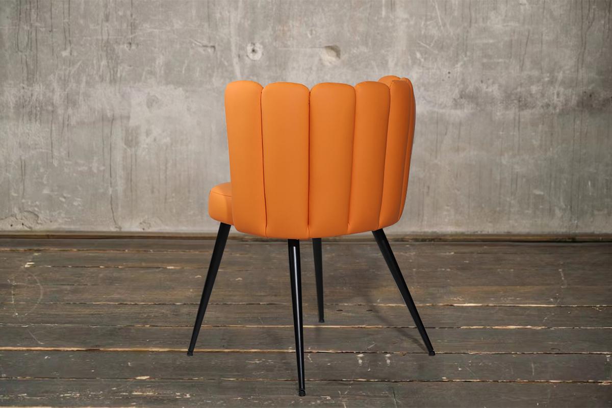 ESSZIMMERSTUHL JADA Orange Kunstleder (1er-Set) - Orange, Kunststoff/Textil (59/79/55cm) - KAWOLA