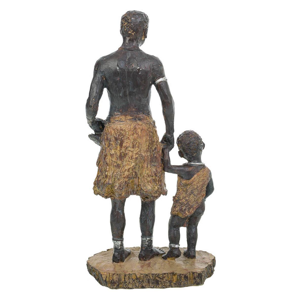 DEKORATIVE FIGUR, 16x9x32cm - Multicolor, Stein (15.5/31.5/9.3cm) - Wanderlust