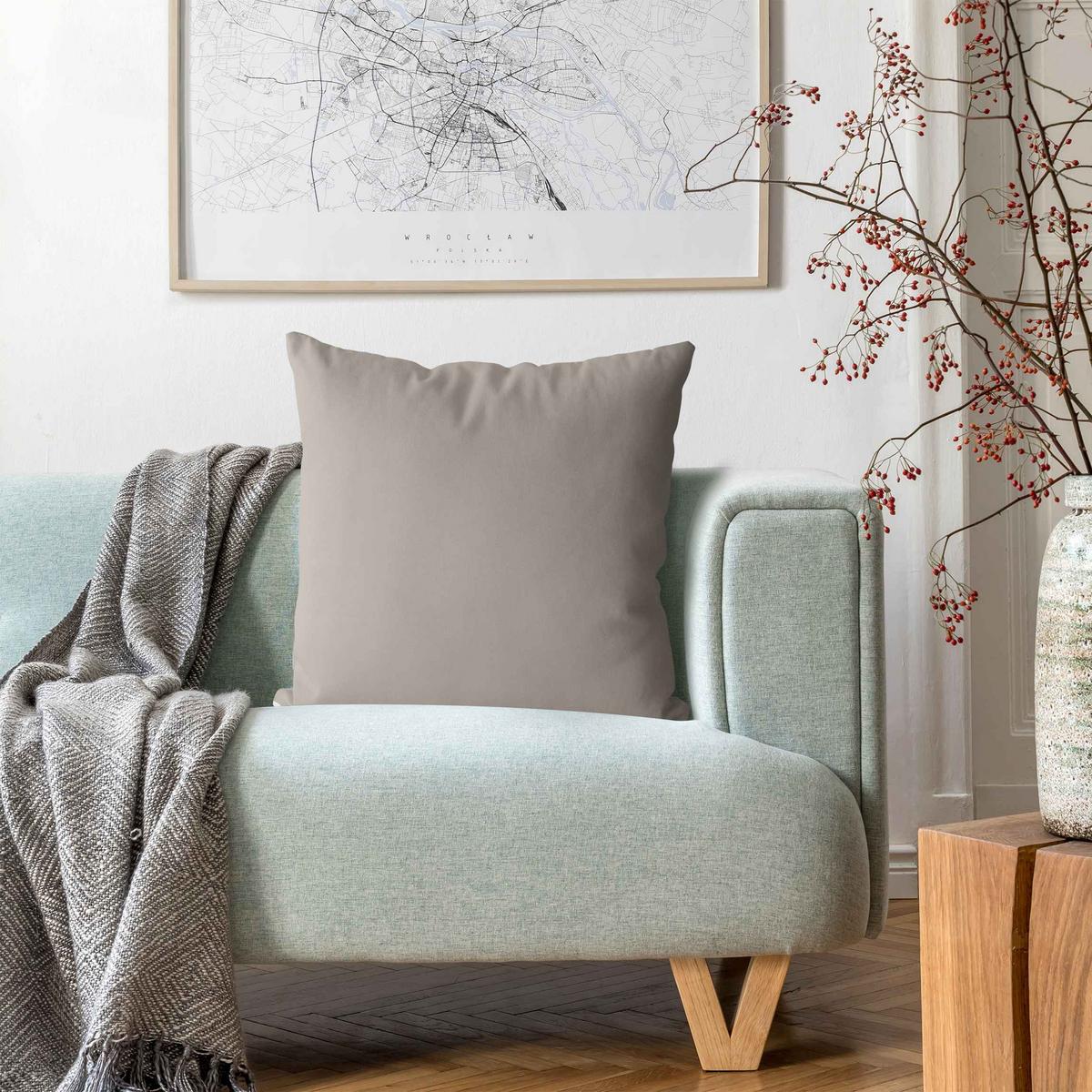 KISSENBEZUG Chilled Chai Latte 40/40 cm - Grün, Textil (40/40cm) - Bilderwelten