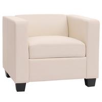SESSEL LOUNGESESSEL Weiß - Weiß, Textil (86/70/75cm) - MCW