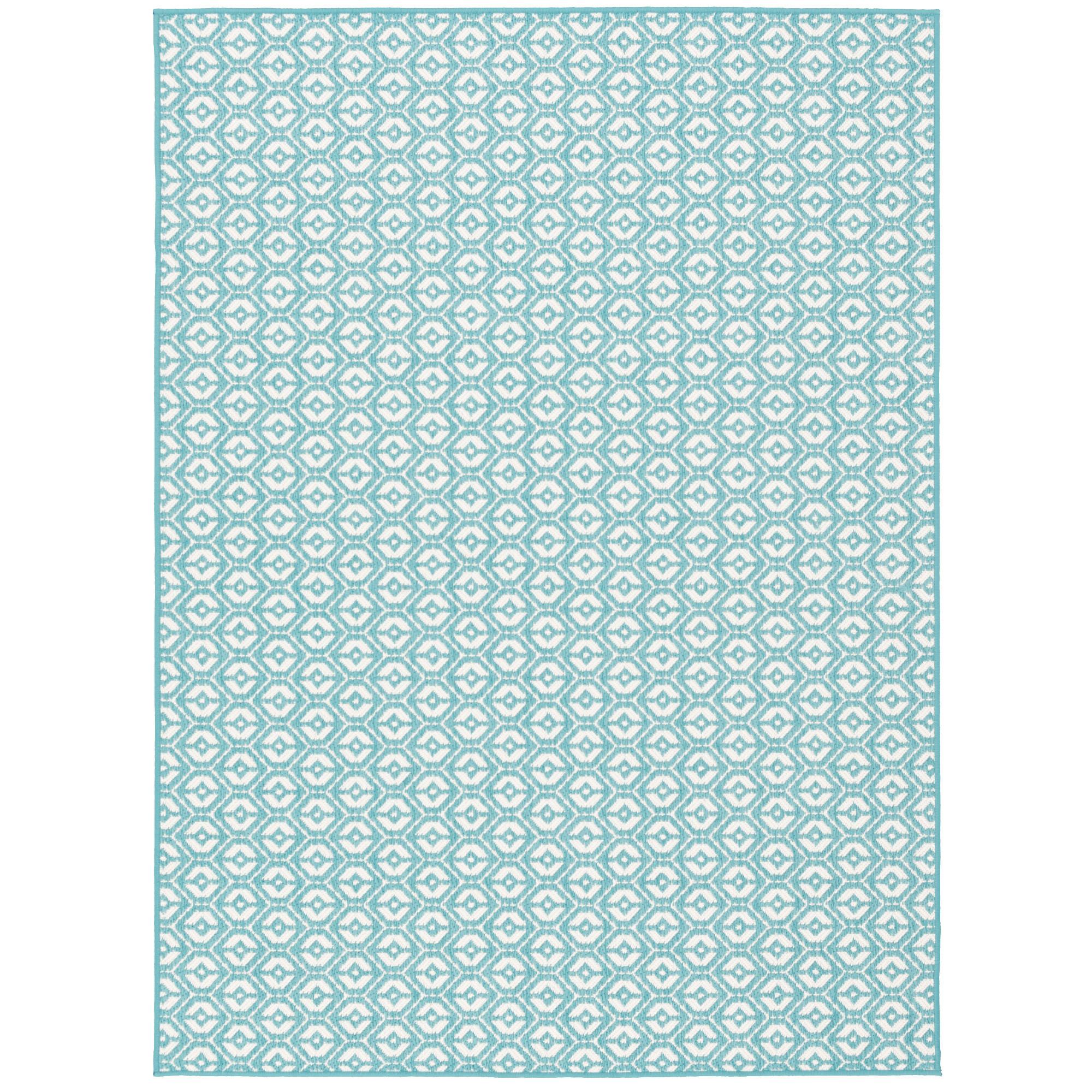 IN- UND OUTDOOR TEPPICH BEIDSEITIG CAPE COD - Türkis, Textil (80/400cm) - Pergamon