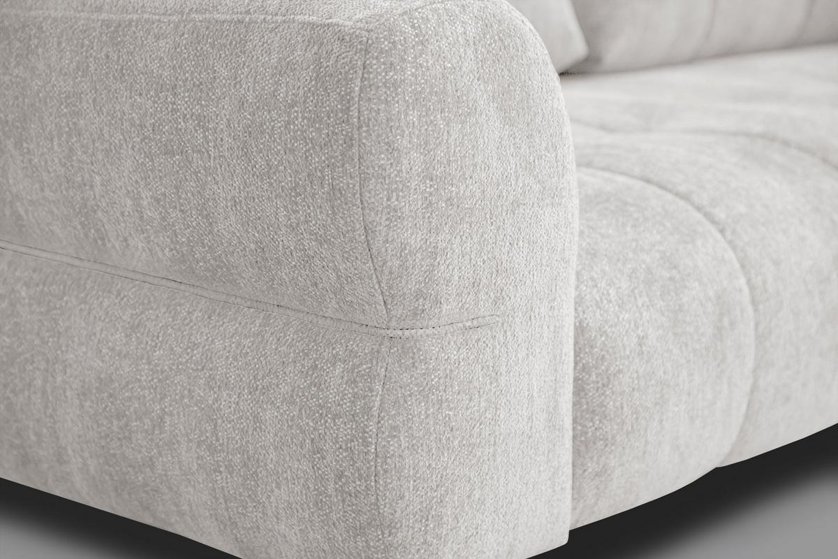 SOFA SALVINI 2,5-Sitzer, ecru - Ecru, Holz/Textil (206/88/99cm) - Wozimo