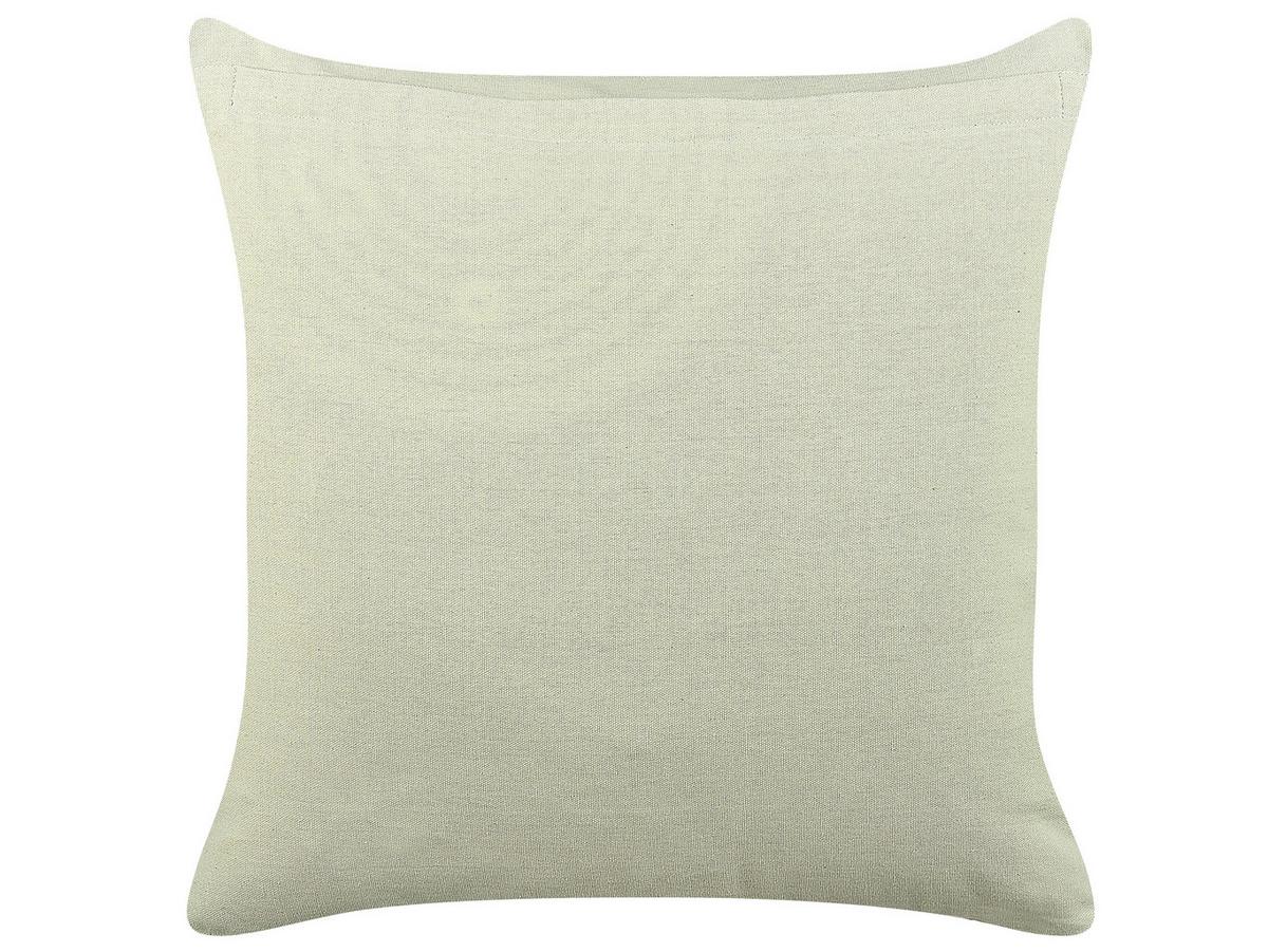DEKOKISSEN Grün 45/45 cm Rungia - Grün, Textil (45/45cm) - Beliani