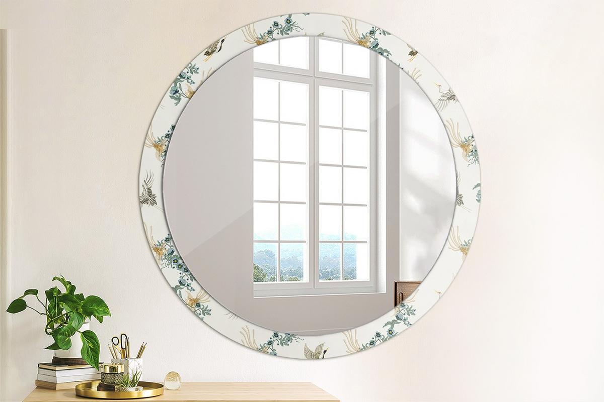 SPIEGEL Rund Ø 100 cm mit Aufdruck - Multicolor, Glas (100/100/0.4cm) - Wallfluent
