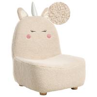 KINDERSESSEL Hellbeige Lulea - Beige/Braun, Textil (50/75/54cm) - Beliani
