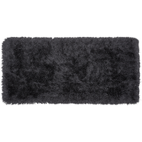 SHAGGY-TEPPICH Cide 150/80 cm - Schwarz, Kunststoff (80/150cm) - Beliani