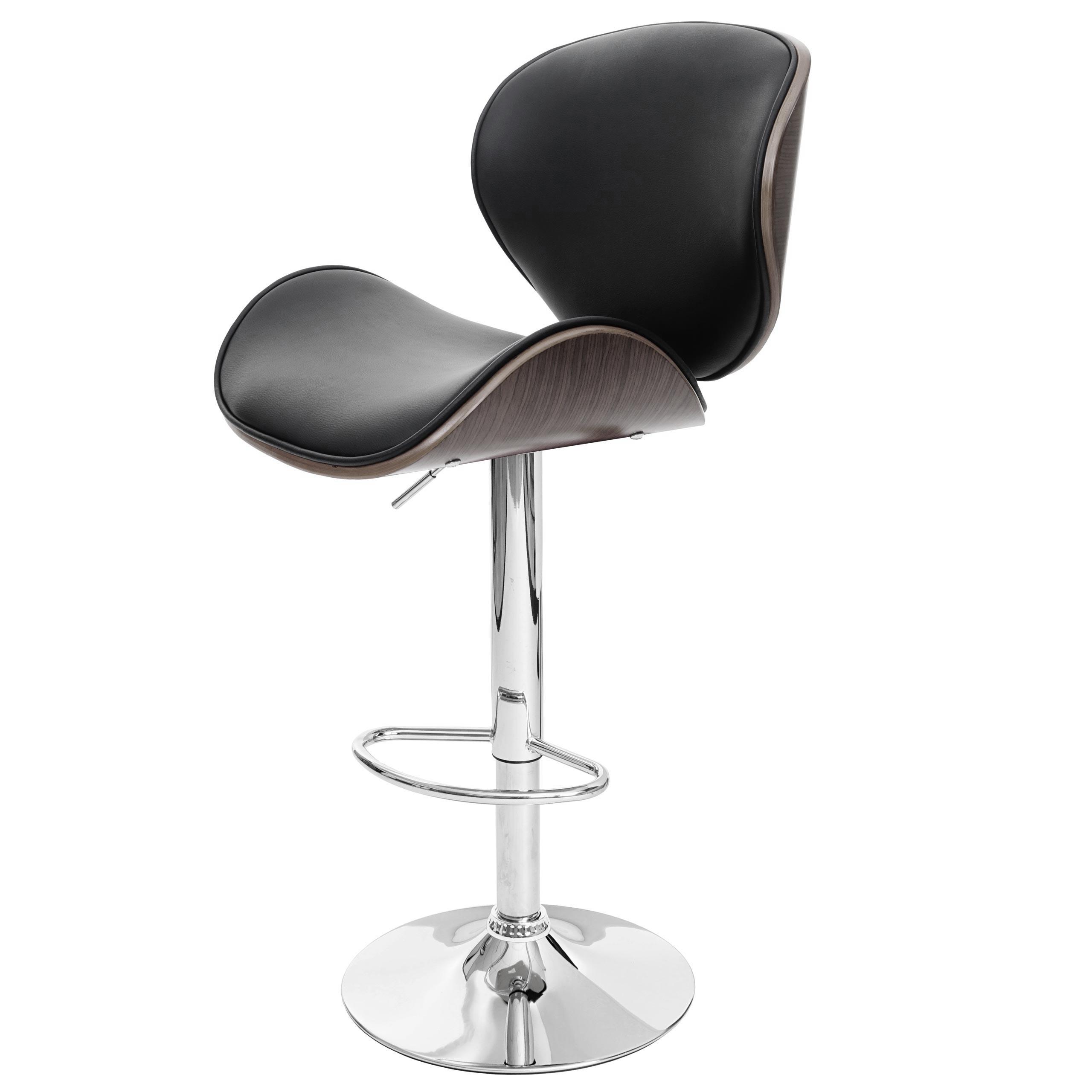 BARHOCKER Schwarz, Grau - Schwarz/Grau, Textil (49/116/47cm) - MCW