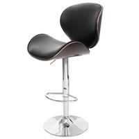 BARHOCKER Schwarz, Grau - Schwarz/Grau, Textil (49/116/47cm) - MCW