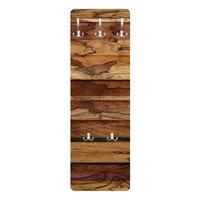 WANDGARDEROBE - Woody Flamed 34/105 cm - Braun, Holzwerkstoff (34/105/1.6cm) - Bilderwelten