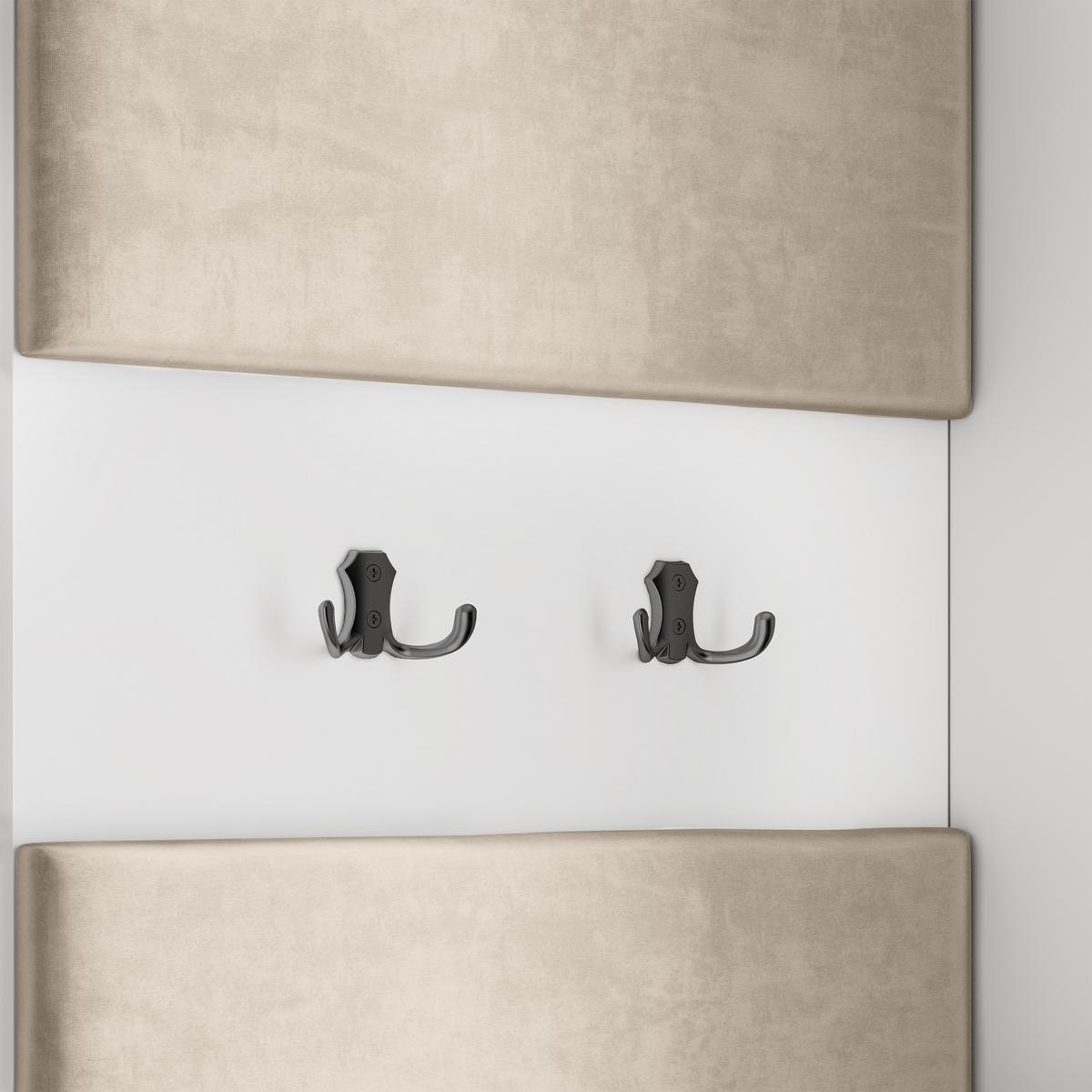 GARDEROBENSCHRANK VIRA 95/181/51 cm Modern Eiche Wotan - Beige/Eiche Wotan, Holzwerkstoff (95/181/51cm) - MASSENO