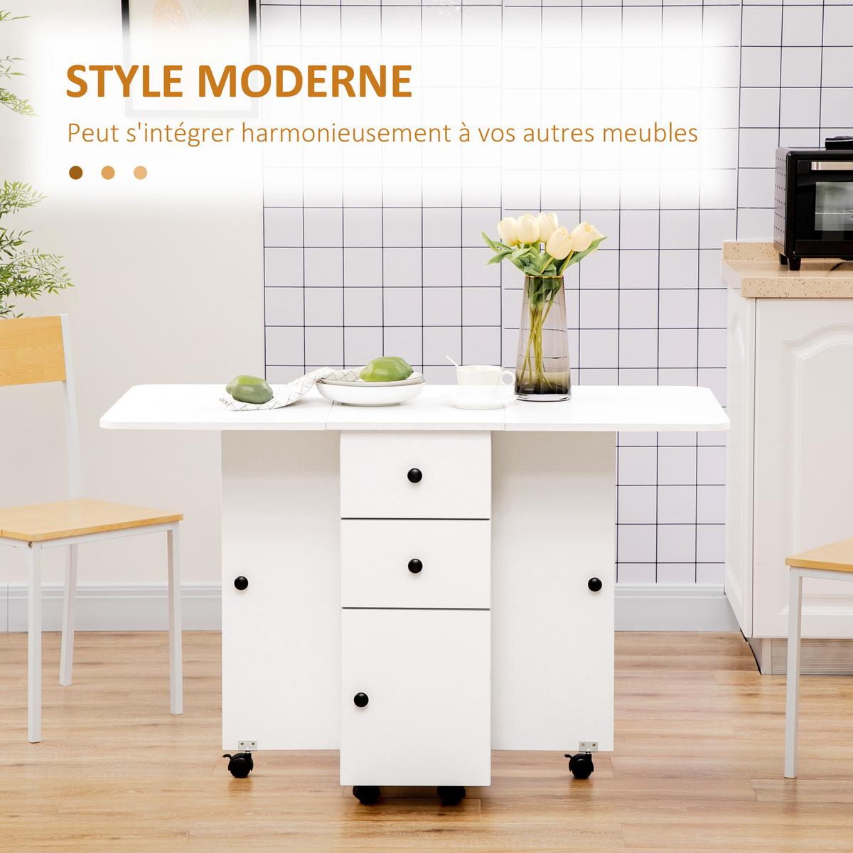 ESSTISCH Torvin 120/60/76.5 cm - Weiß, Holz (120/60/76.5cm) - ZMH