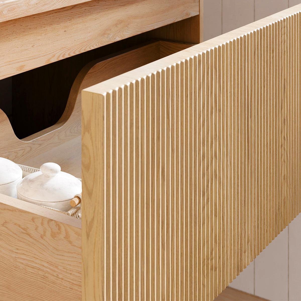 WASCHTISCHUNTERSCHRANK 80.2cm Isaline Helle Eiche - Braun, Holzwerkstoff (80.2/57/46cm) - Petits-meubles