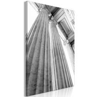 KUNSTDRUCK Schwarz-Weiß 60/90 cm - Schwarz, Textil (60/90cm) - KUNSTLOFT