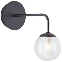WANDLEUCHTE Gitse 99906/76 - Schwarz, Metall (12/23/27.6cm) - Brilliant