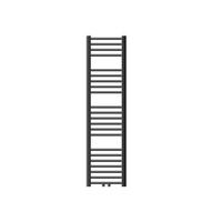 BADHEIZKÖRPER Sahara 300x1400 mm Anthrazit gerade mit Mittelanschluss - Anthrazit, Metall (30/140/3cm) - LuxeBath