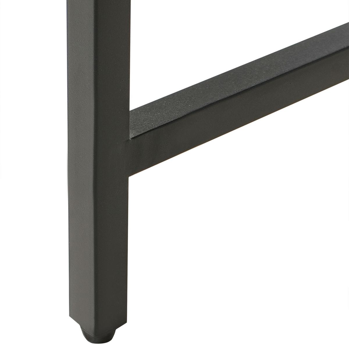 SCHMINKTISCH mit Spiegel Hellbraun Cassiar - Hellbraun, Holzwerkstoff (61/140/36cm) - Beliani