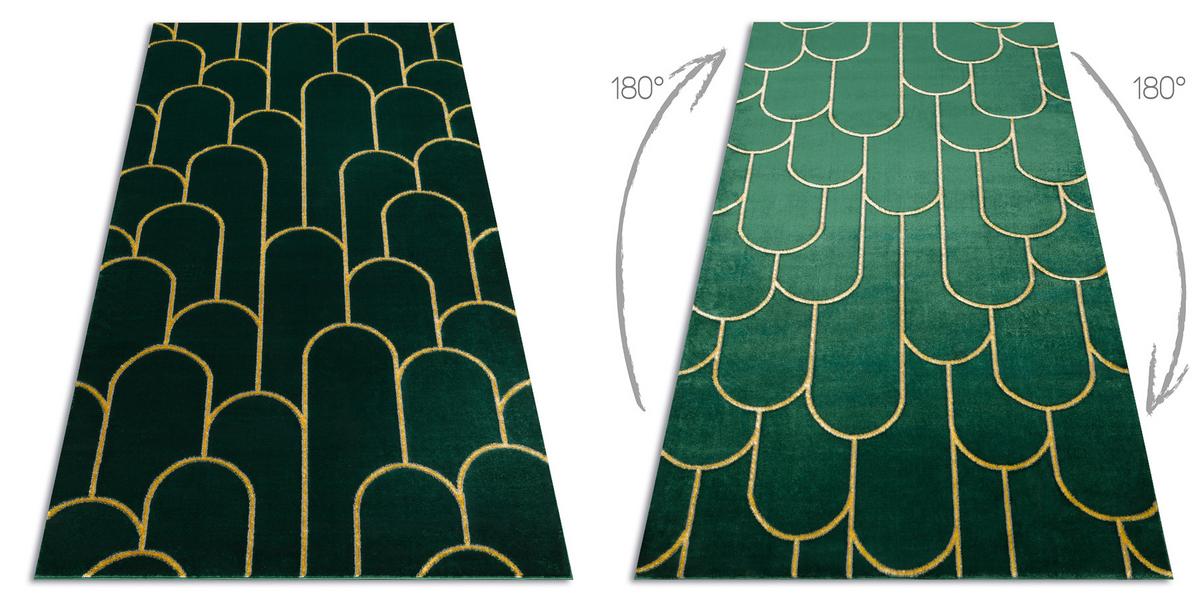 TEPPICH Emerald 160/220 cm - Pastellgrün, Textil (160/220cm) - rugsX