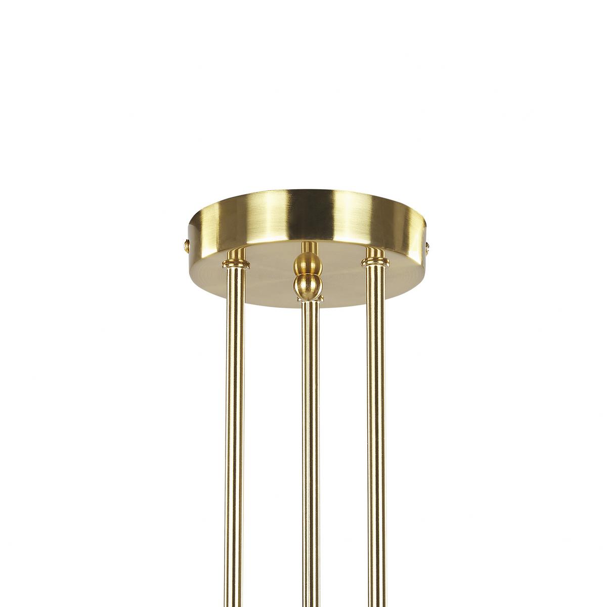 HÄNGELAMPE Kidane 61/61/33 cm - Messingfarben, Metall (61/61/33cm) - Beliani