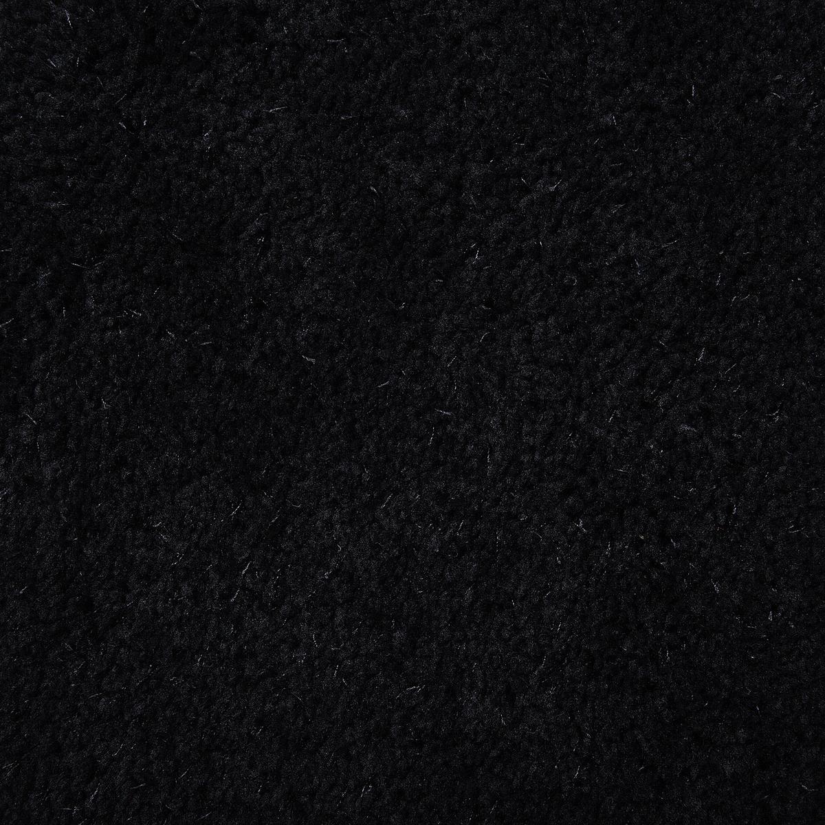 SHAGGY-TEPPICH Demre 200/200 cm - Schwarz, Kunststoff (200/200cm) - Beliani
