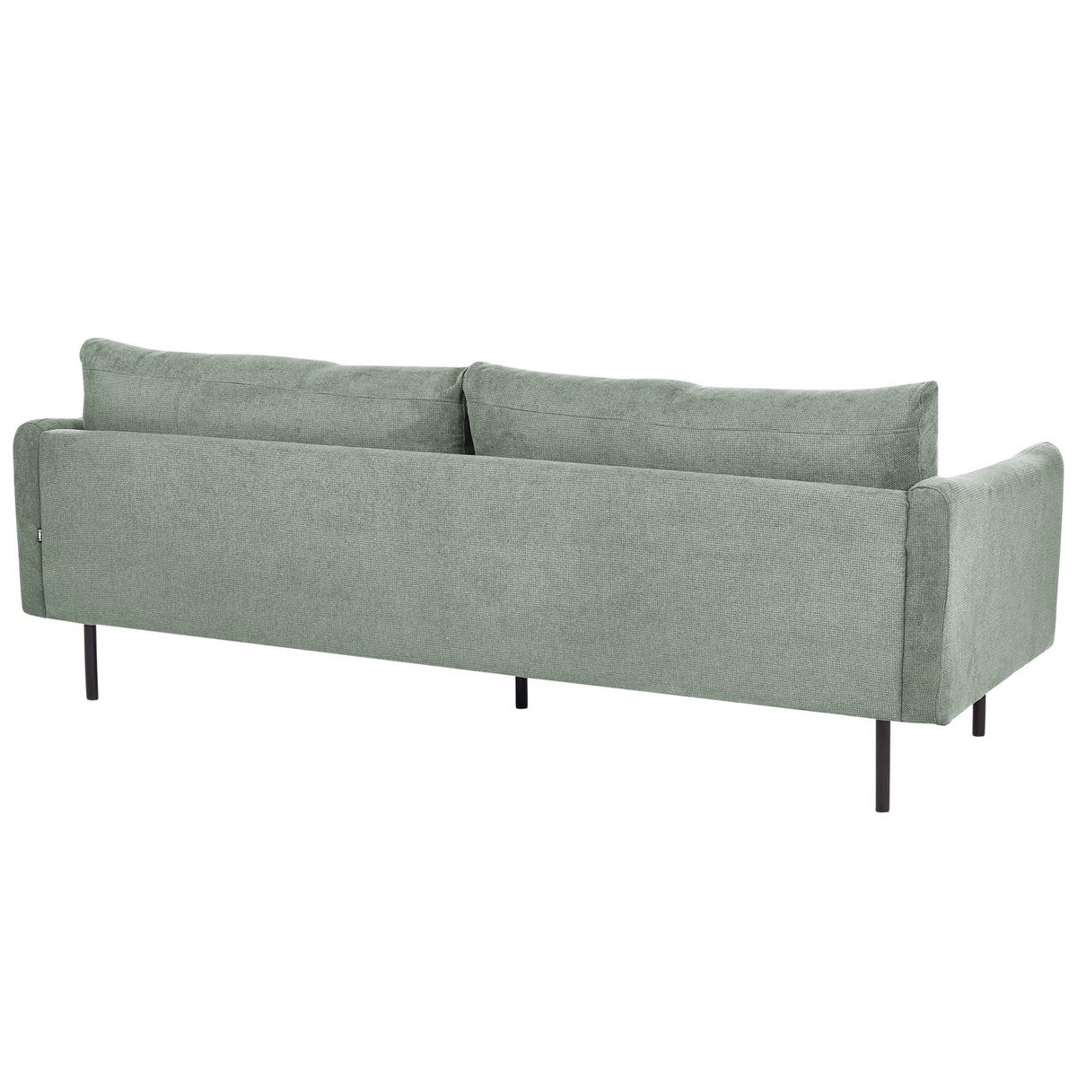 3-SITZER-SOFA Stoff Hellgrün Vinterbro - Hellgrün, Textil (220/86/84cm) - Beliani