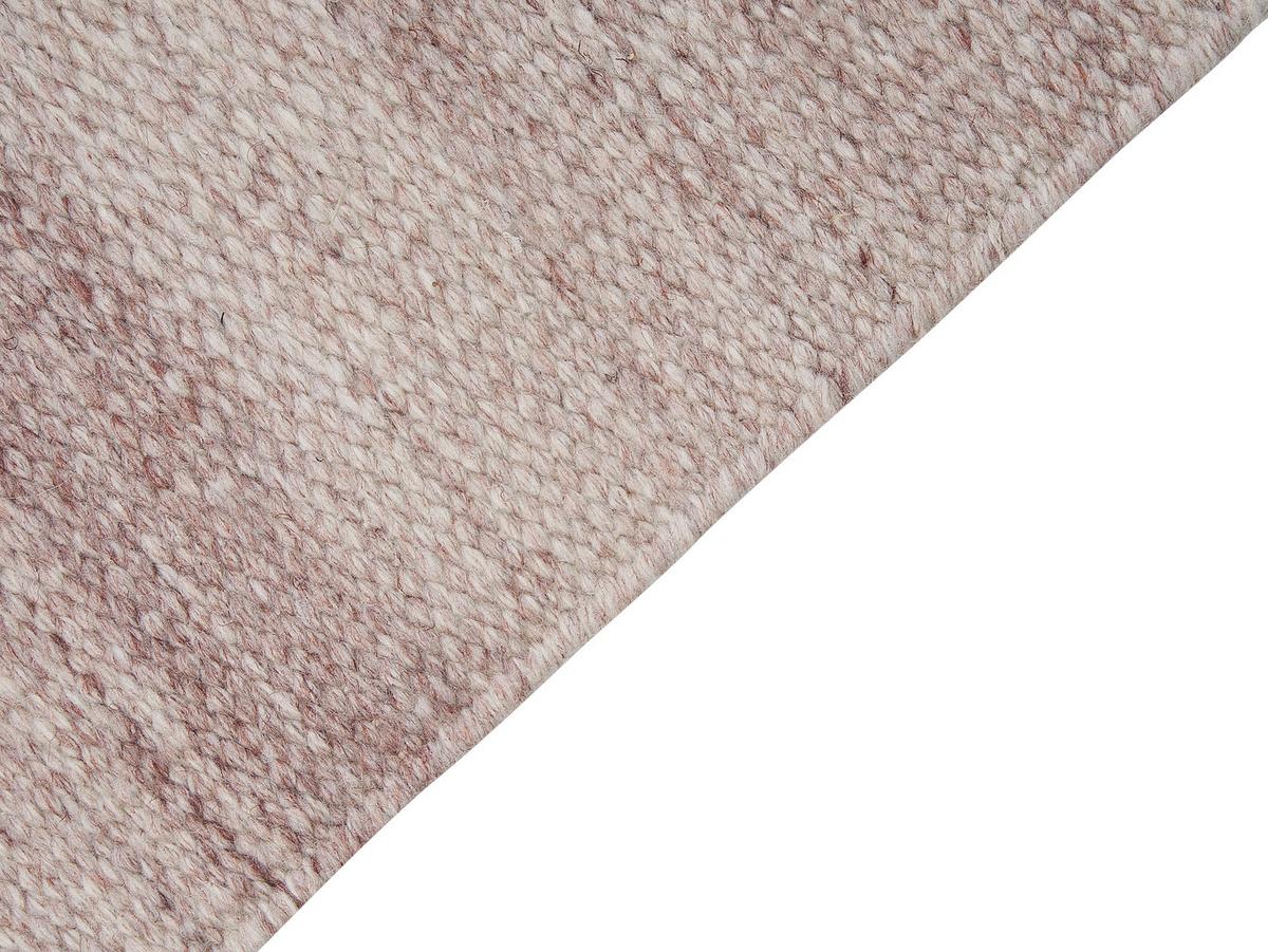 TEPPICH geflochten Malhia 230/160 cm - Rot, Kunststoff (160/230cm) - Beliani