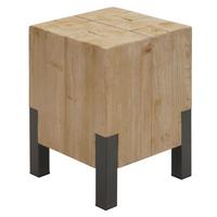 HOCKER Braun - Braun, Holz (32/46/32cm) - MCW