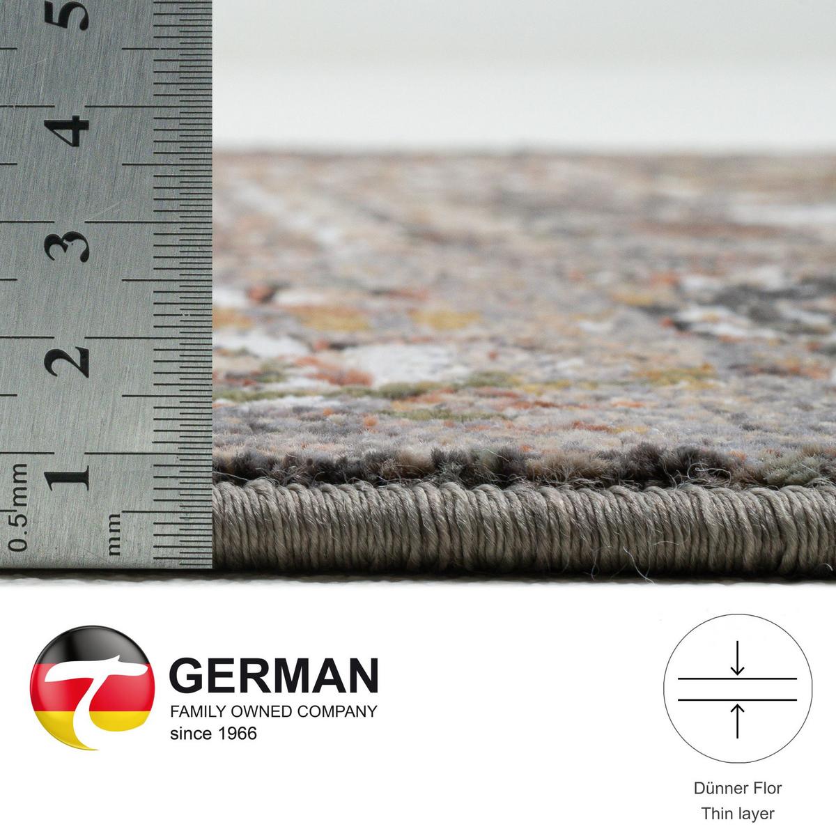 FLACHWEBETEPPICH Corduletta 40x60 cm - Beige, Textil (40/60cm) - Gino Falcone