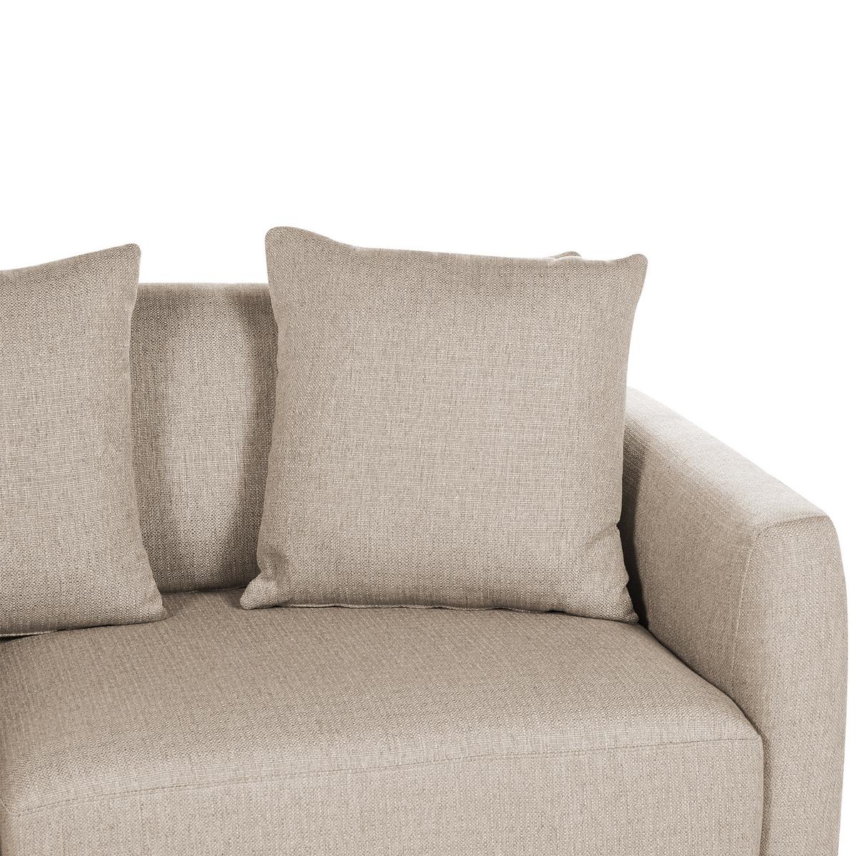 3-SITZER-SOFA beige Sigtuna - Beige, Textil (300/86/102cm) - Beliani