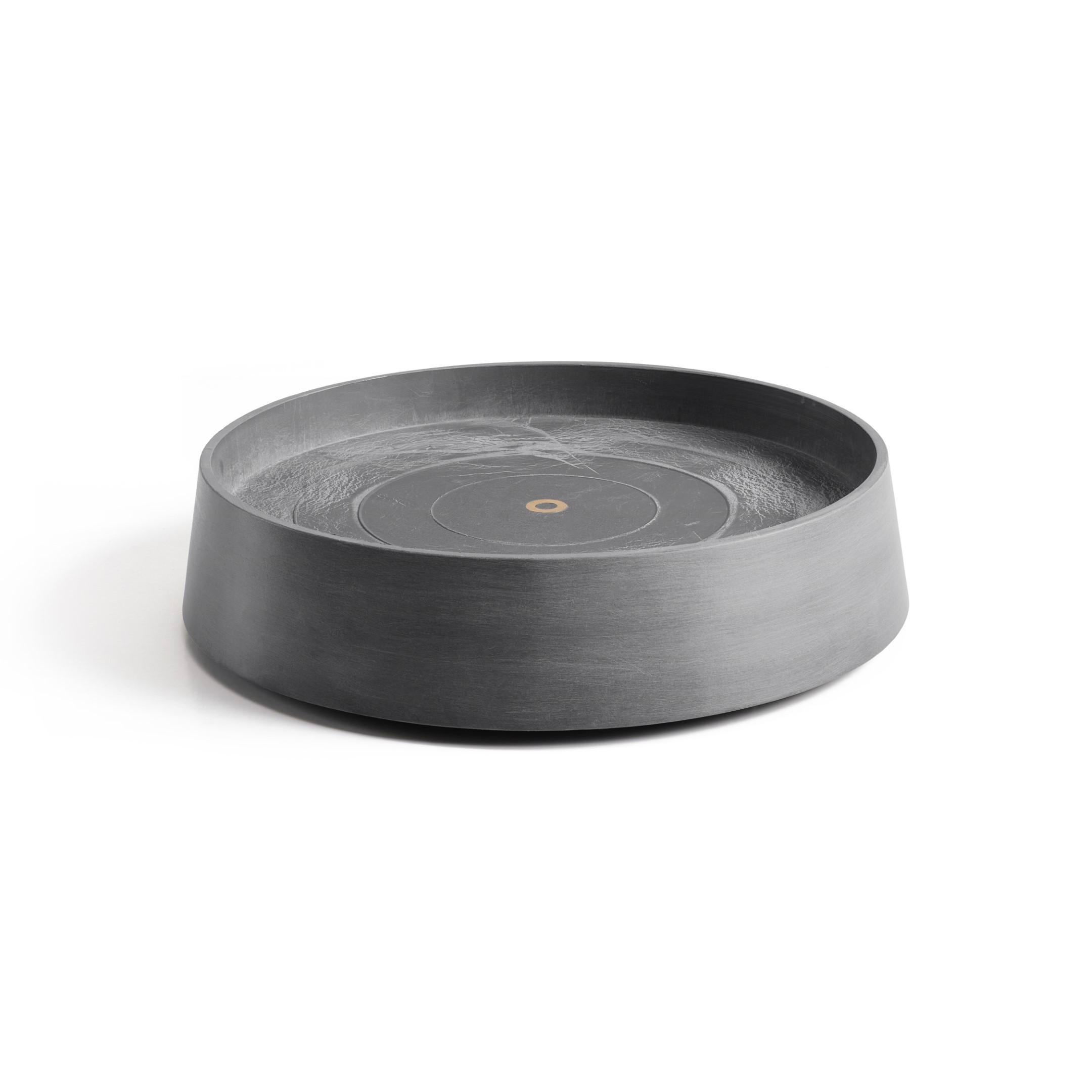 BLUMENTOPFUNTERSETZER Oslo 41/41/9,5 cm Grau - Grau, Kunststoff (41/9.5cm) - Ecopots