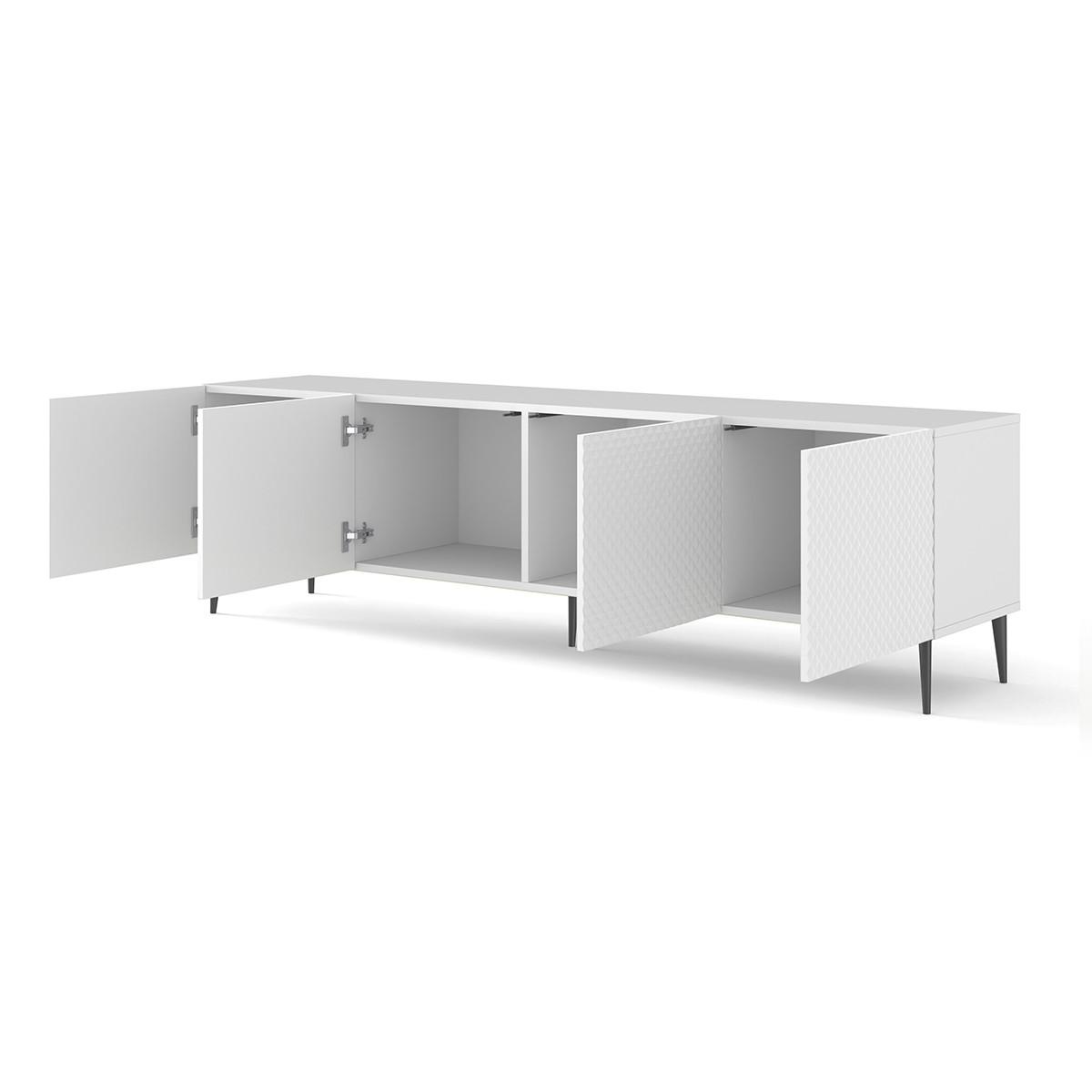TV-MÖBEL Philaé Weiß - Weiß, Holzwerkstoff (200/56/42cm) - Petits-meubles