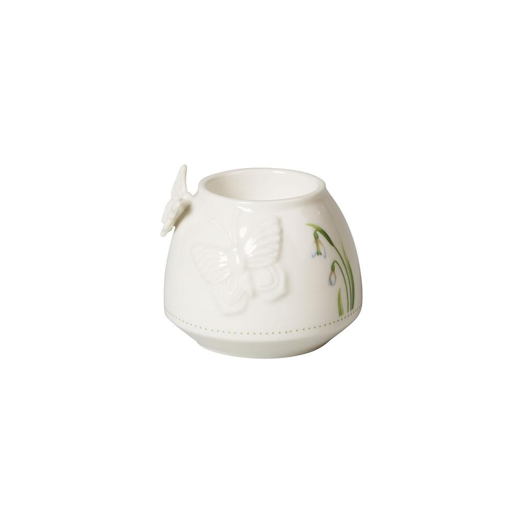 TEELICHTHALTER Colourful Spring weiß ø 8 cm - Weiß, Keramik (8/7/8cm) - Villeroy & Boch