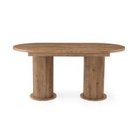 ESSTISCH ausziehbar von 180 bis 216 cm in Nussbaum-Dekor 180/90/77 cm - Nussbaumfarben, Holzwerkstoff (95/90/77cm) - Calicosy