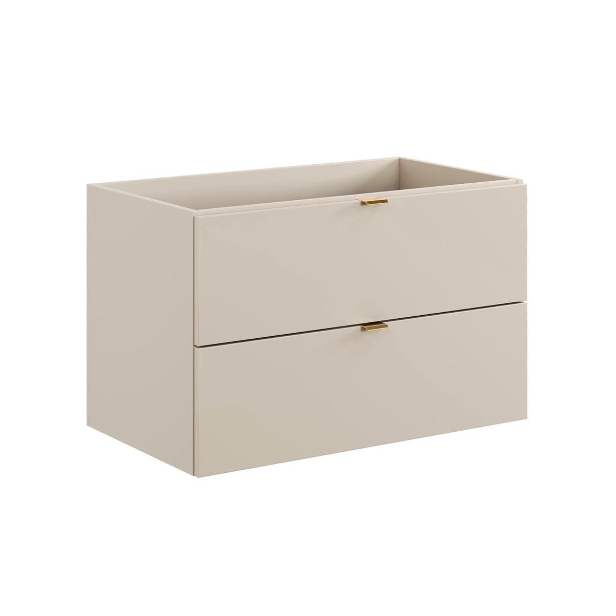 WASCHTISCHUNTERSCHRANK 80cm Azel Kaschmir - Beige, Holzwerkstoff (80/50/46cm) - Petits-meubles
