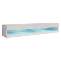 TV-LOWBOARD Vigo New 180 - Weiß Hochglanz/Weiß, Holzwerkstoff (180/30/40cm) - MIRJAN24