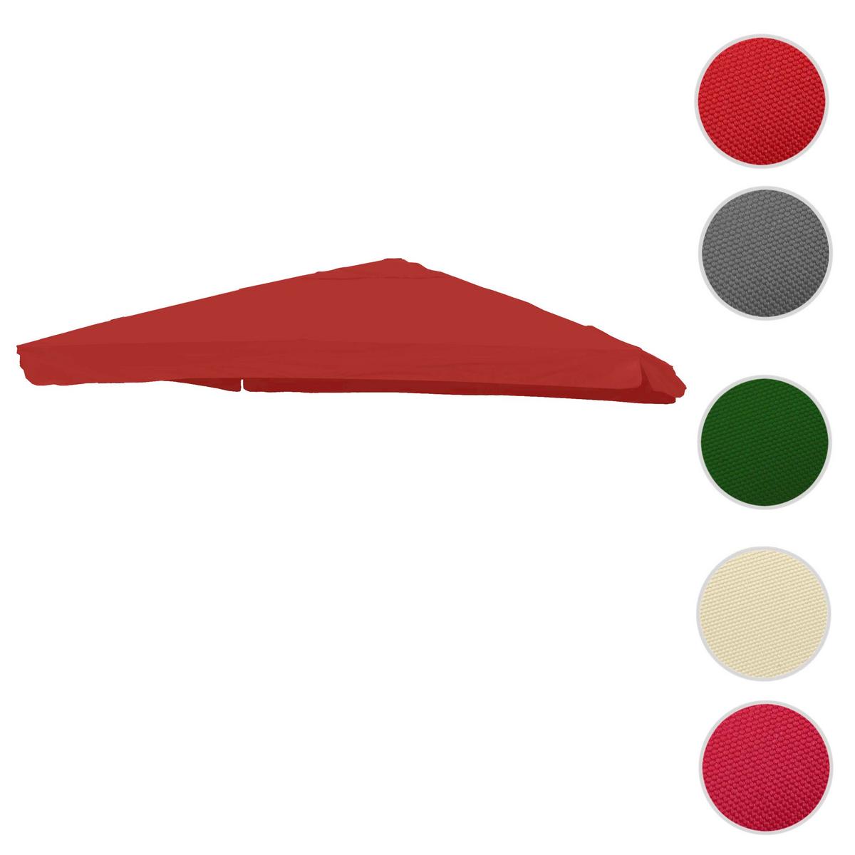 ERSATZ-BEZUG FÜR SCHIRM Rot - Rot, Textil (295/395cm) - MCW