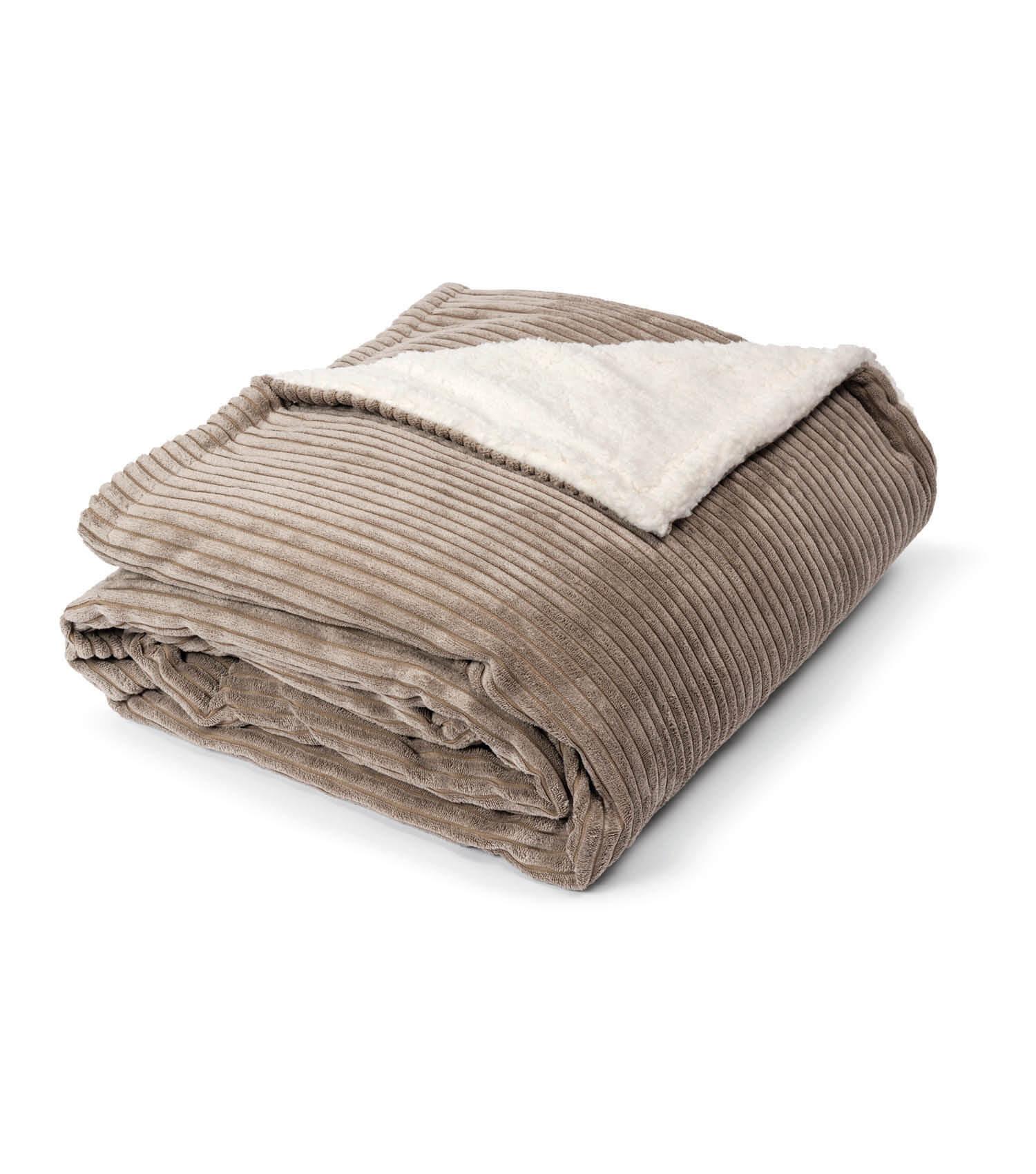 DECKE Duo - Taupe, Textil (200/1.5cm) - Mokebo