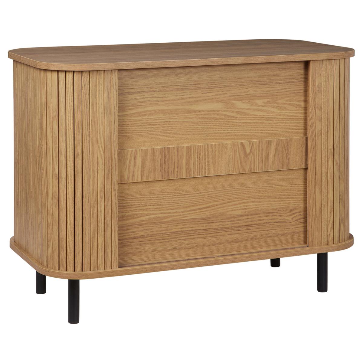 SCHRANK Braun Bradley - Braun, Holzwerkstoff (80/60/40cm) - Beliani
