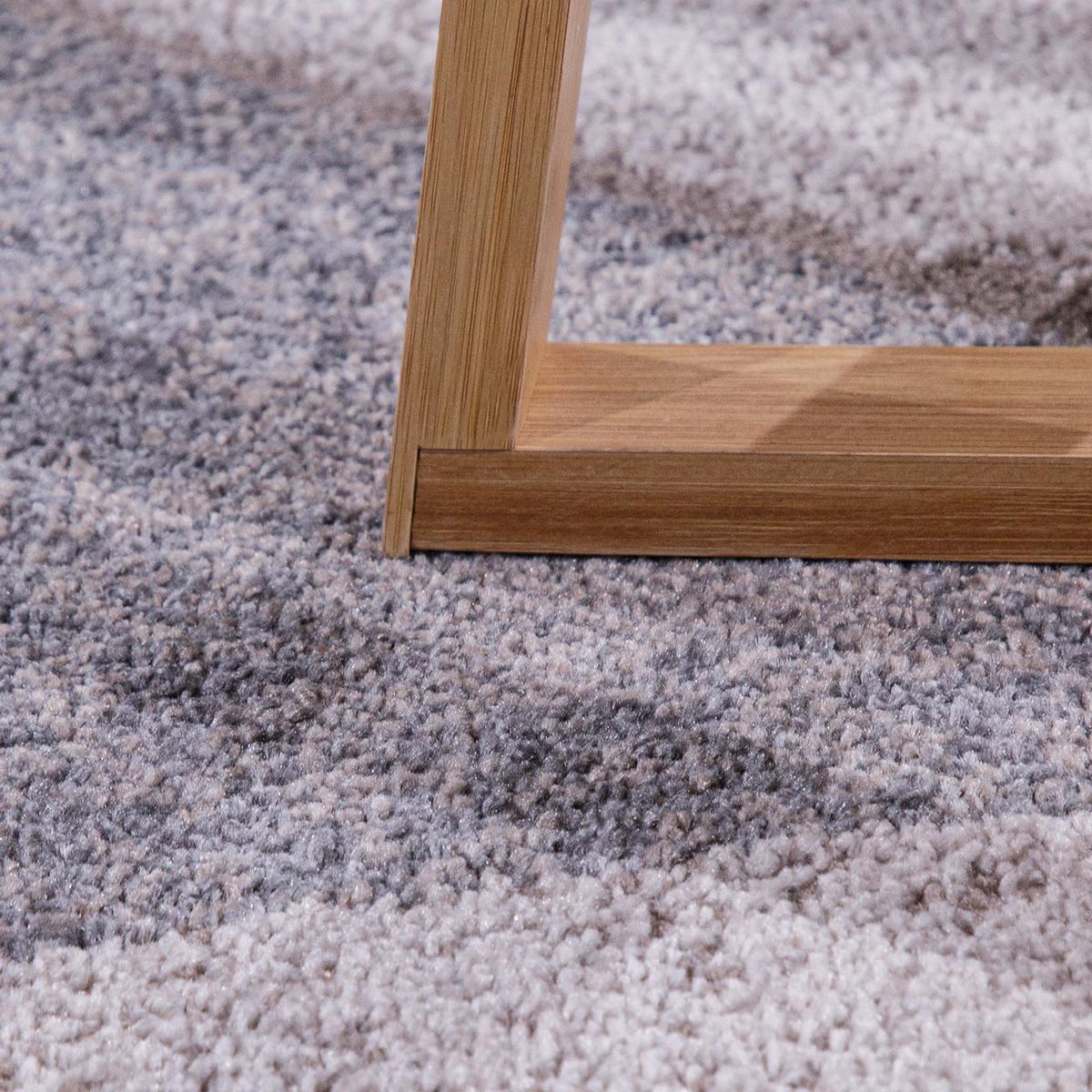 KURZFLORTEPPICH, geometrisch, aus Polypropylen, Florhöhe 9 mm, Braun-Beige, 200 x 280 cm - Beige, Textil (280/200cm) - KADIMA DESIGN