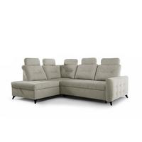 ECKSOFA Wendie - Beige, Holzwerkstoff/Textil (200/250cm) - Fun Möbel