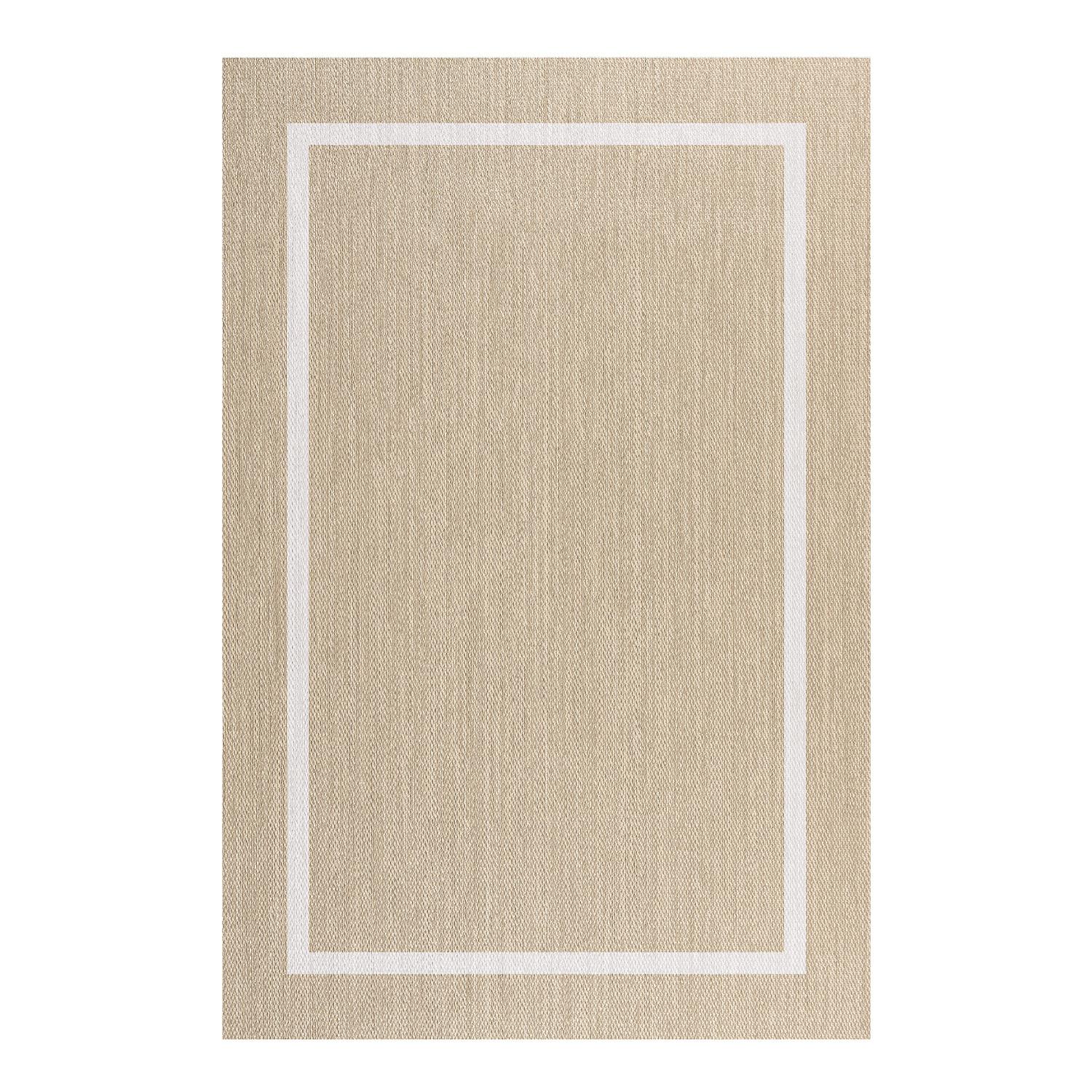 TEPPICH Premium en Vinyle Weißes Rechteck 60x200 cm - Hellbraun, Kunststoff (60/200cm) - STORESDECO