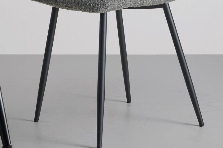 Stuhl Beine Gusseisen schwarz Rundrohr