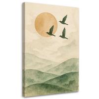 LEINWANDBILD Landschaften 20x30cm - Beige, Textil (20/30cm) - Feeby