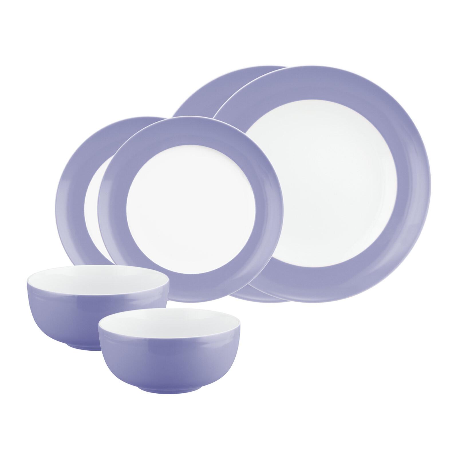 BASIC-SET Liberty Pure Colors Grape Purple 6-tlg. - Lila, Keramik (2/2/2cm) - Seltmann Weiden