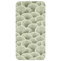 BADEMATTE Fächer - Blatt - Grün Badteppich 60x120 cm - Pastellgrün, Textil (60/120cm) - OnlyWow
