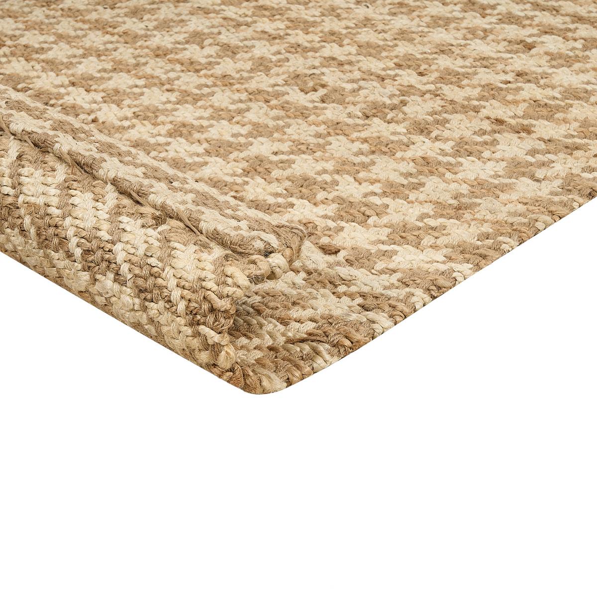 KURZFLOR-TEPPICH Beige 80/300 cm Araptepe - Beige, Naturmaterialien (80/300cm) - Beliani