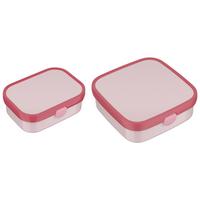 BROTDOSEN-SET Campus (2025) Cool Pink 2er Set - Pink, Kunststoff (2/2/2cm) - Mepal