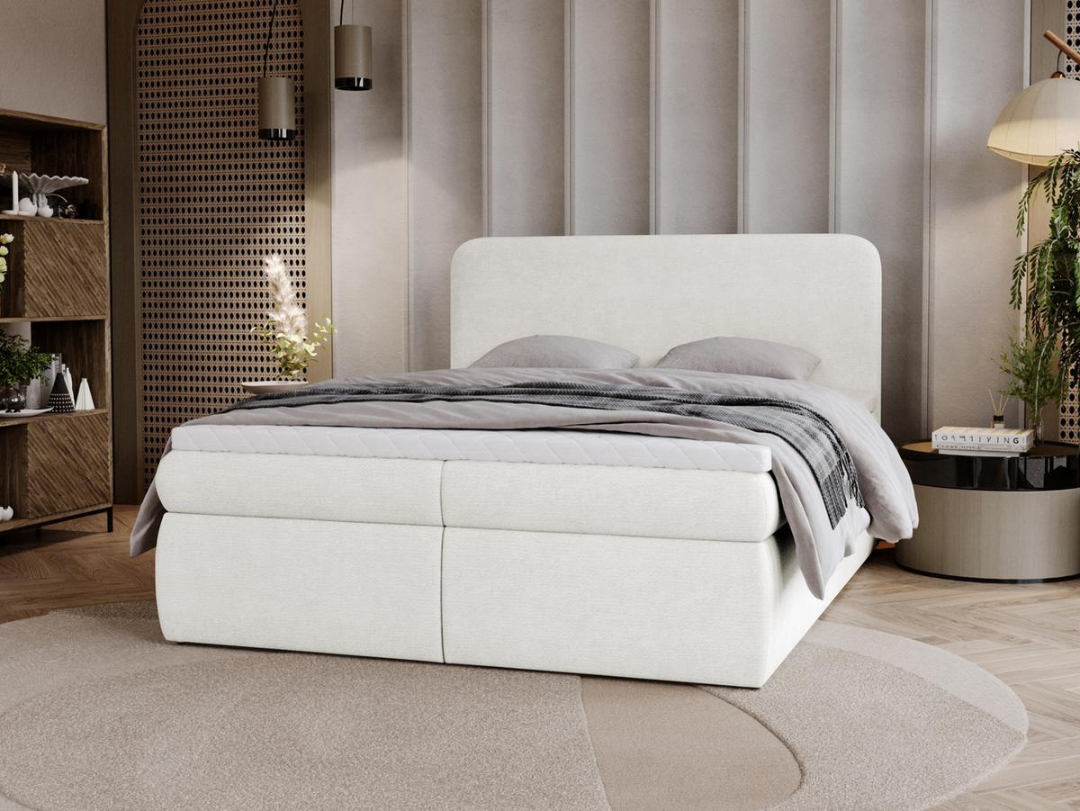 BOXBETT Bonny - H3 - Creme/Schwarz, Holz/Holzwerkstoff (180/200cm) - MIRJAN24