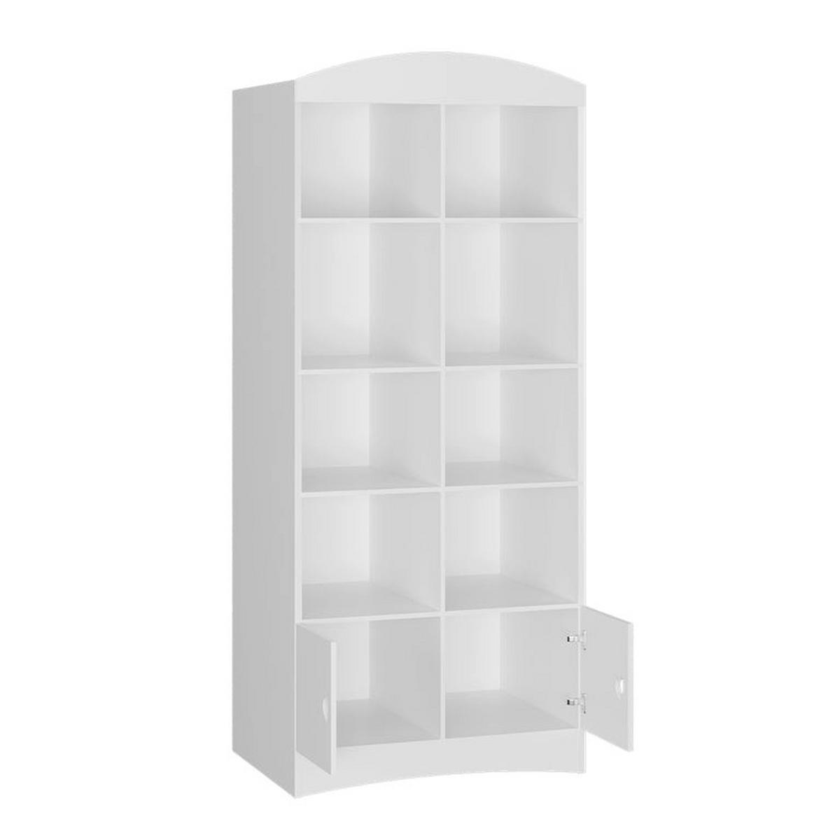 BÜCHERREGAL Weiß - Weiß, Holzwerkstoff (90/188/34cm) - Petits-meubles